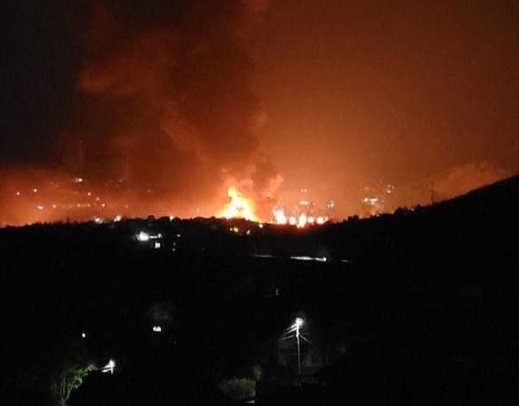 Массированная атака БПЛА: уничтожено 186 беспилотников, в Туапсе пожар на НПЗ