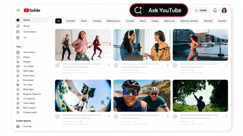YouTube запустил экспериментальный ИИ-поиск с чат-ботом