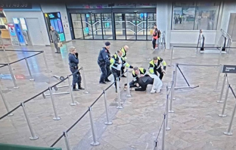 В аэропорту Вены латвиец напал на полицейского с попыткой отобрать винтовку