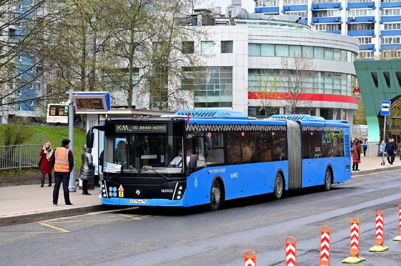 Закрытие участка синей линии метро компенсируют автобусами КМ1 и КМ2