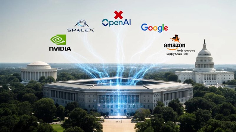 Пентагон планирует использовать разработки ИИ от SpaceX, OpenAI и Google в боевых действиях и разведке