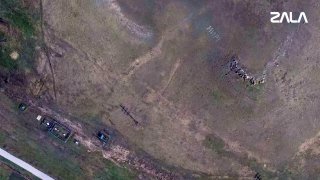 Операторы БВС ZALA обнаружили гигантскую надпись «МИР!» в Башкортостане