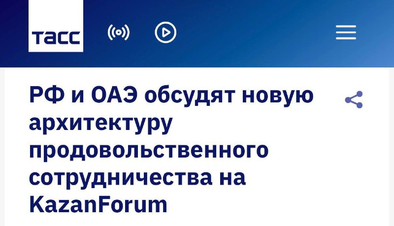 Делегация из ОАЭ посетит Татарстан для обсуждения делового сотрудничества и создания хаба халяльной продукции
