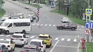 Росгвардейцы помогли утиному семейству перейти Можайское шоссе в Подмосковье