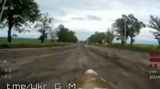 Опубликованы кадры работы российского FPV-дрона по уничтожению техники
