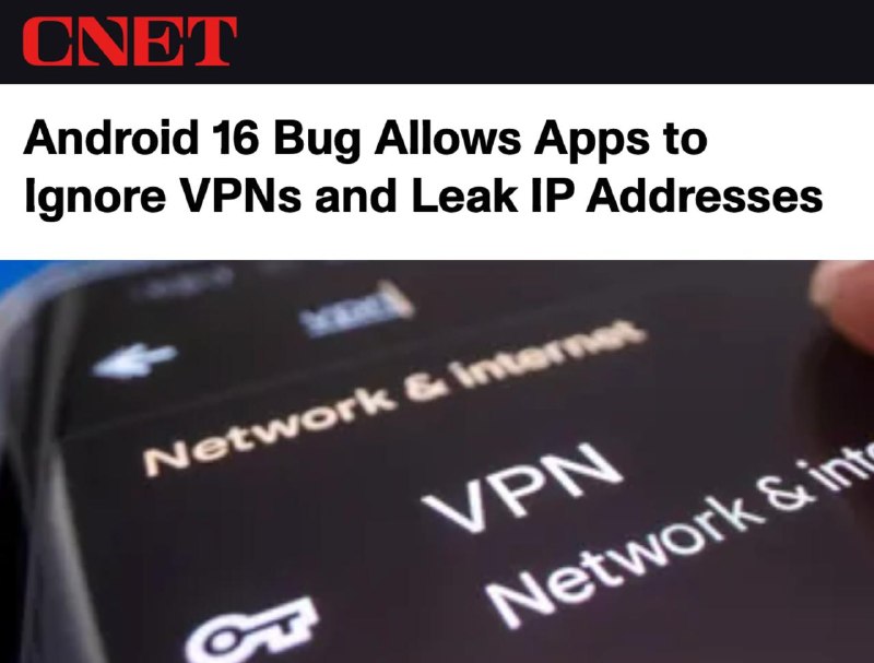 Приложения на Android могут обходить VPN и видеть реальный IP-адрес пользователей