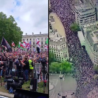 Участники митинга в Лондоне выразили недовольство Киром Стармером на фоне возможных его перестановок в правительстве