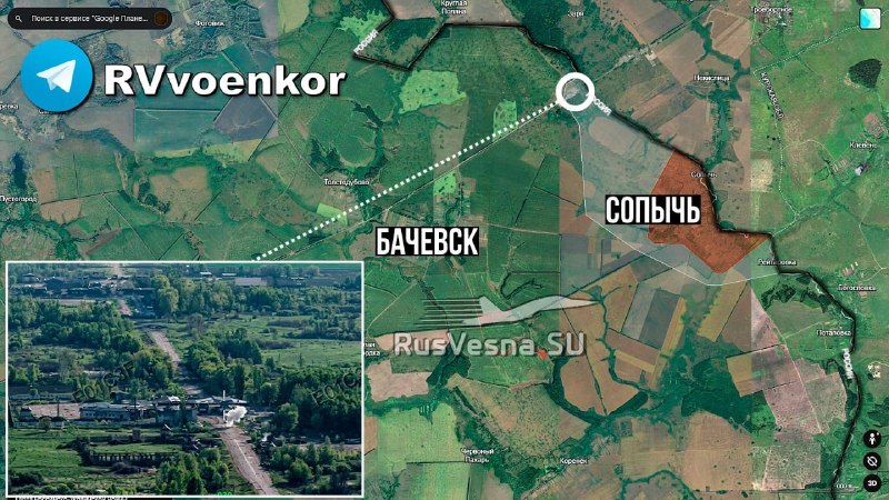 ВС РФ наступают к Бачевску в Сумской области