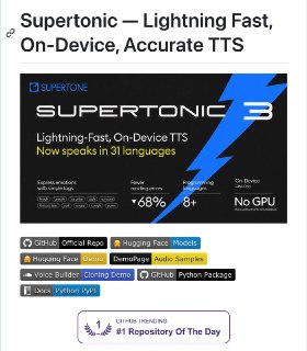 Вышел Supertonic 3 — генератор речи с эмоциями, работающий без интернета