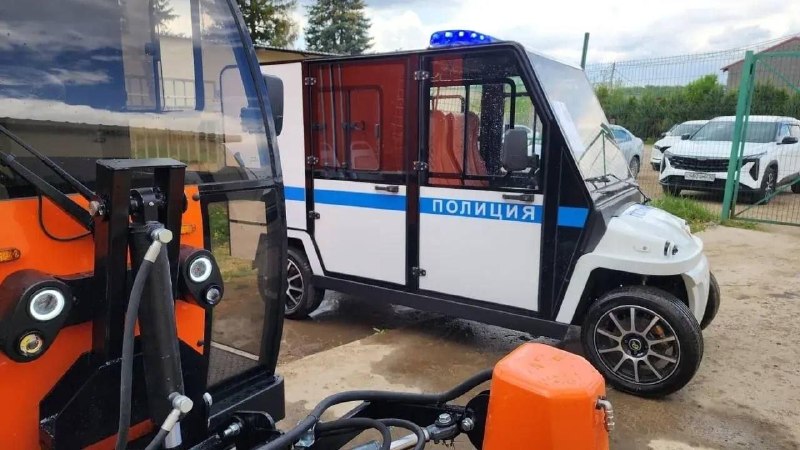 Российских полицейских могут пересадить на электромобили «Урбис»