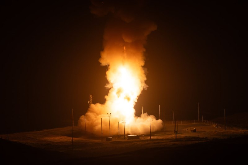 США провели испытательный запуск МБР Minuteman III