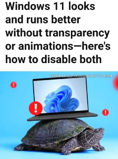 Как ускорить Windows 11: отключение эффектов прозрачности повышает производительность