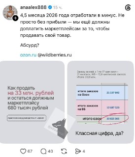 Селлер зафиксировала убытки в размере 680 тысяч рублей при обороте 33,8 млн рублей