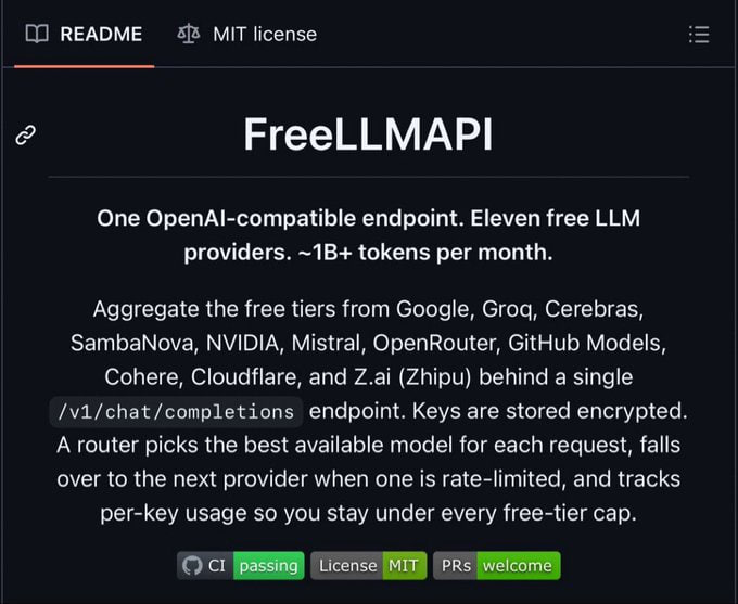 Создан единый API для доступа к множеству бесплатных тарифов нейросетей