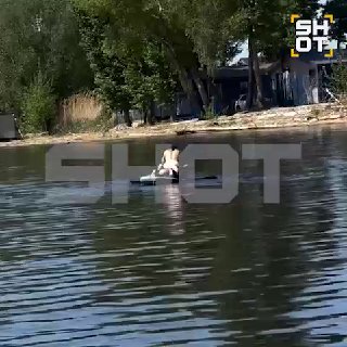 Секс на сапе посреди Волги устроила парочка в Казани