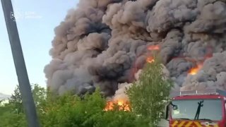 Уничтожен логистический комплекс FIM Service на окраине Киева