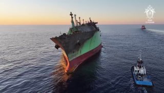 СК России осмотрел поврежденный в результате атаки газовоз «Арктик Метагаз» у берегов Мальты