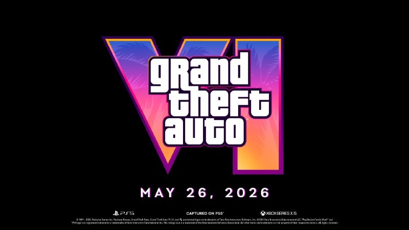Дата выхода GTA 6 перенесена на ноябрь 2026 года