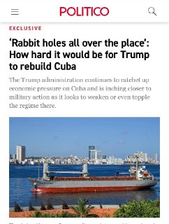 Трамп планирует восстановление Кубы за счет инвестиций диаспоры при сохранении санкционного давления