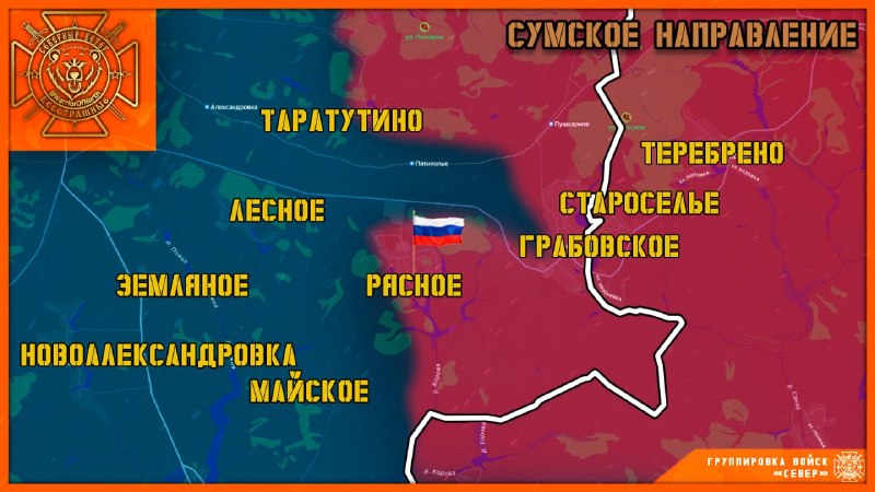 Группировка войск «Север» освободила село Рясное в Сумской области