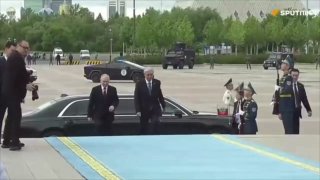 Спецслужбы Казахстана дежурили на Tesla Cybertruck во время визита Путина в Астану