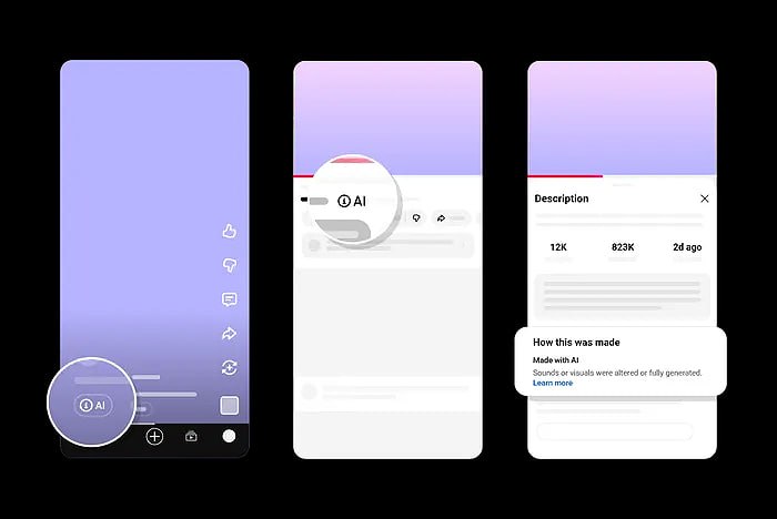 YouTube внедрит автоматическую маркировку нейросетевых видео
