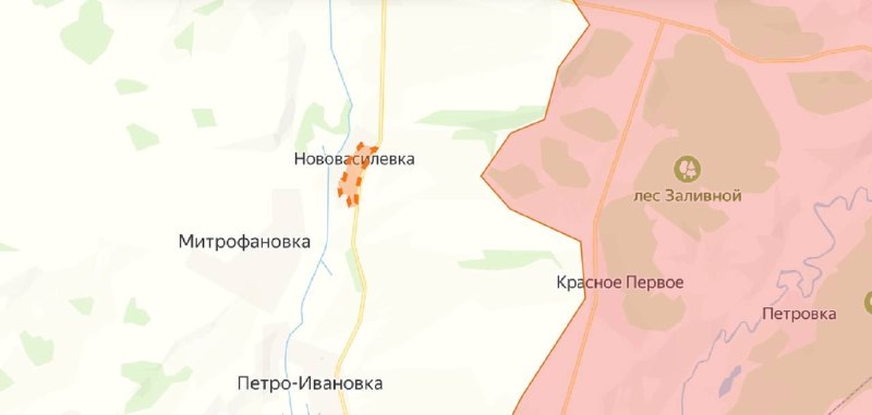 Российские военные установили контроль над Нововасилевкой в Харьковской области