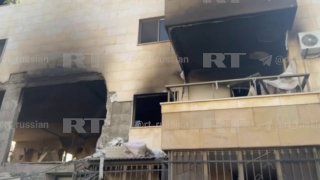Последствия израильского удара по району Шувейфат в Бейруте