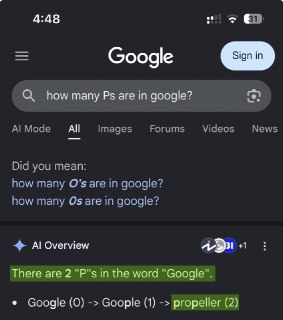 Нейропоиск Google ошибся в подсчете букв в собственном названии