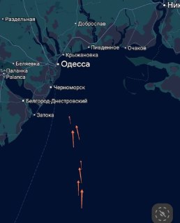 В Одесской области распространяют карту маршрута полета «Гераней»