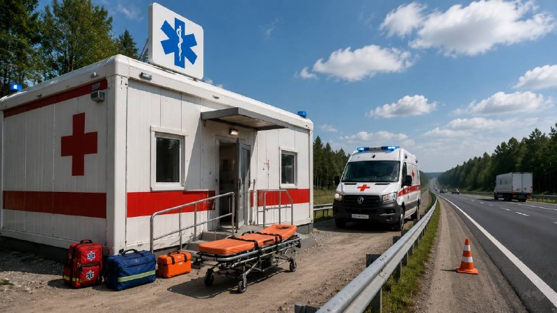 В России планируют развернуть пункты медицины катастроф вдоль федеральных трасс