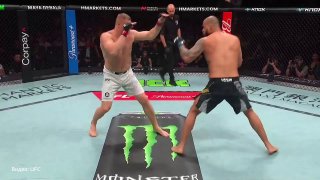 Российский боец ММА Сергей Павлович нокаутировал соперника на турнире UFC в Макао