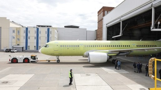 Первый серийный импортозамещенный самолет МС-21-310 перевели в летно-испытательное подразделение