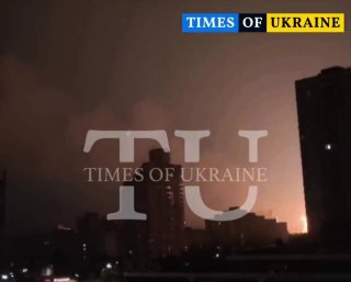 Запечатлён момент прилёта четырех ОТРК «Искандер-М» по объектам энергетики в Киеве