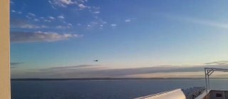 В Санкт-Петербурге вертолет Ми-28 ВКС перехватывает вражеские БПЛА