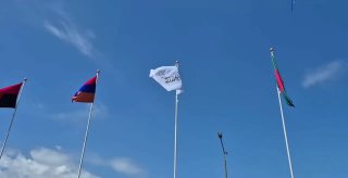 На ПМЭФ заметили флаг «Исламского Эмирата Афганистан»