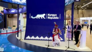 Кыргызстан впервые открыл национальный стенд на ПМЭФ в Санкт-Петербурге