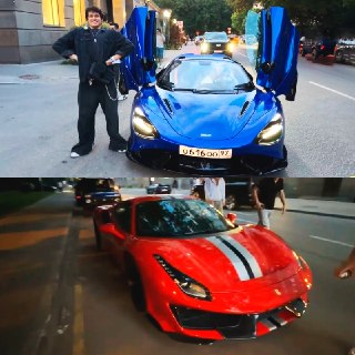 Бустер купил McLaren, Ferrari и Lada Niva, которая сломалась через три часа