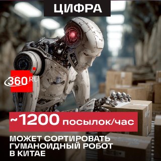 В Китае гуманоидные роботы начали помогать сортировать посылки в логистических центрах