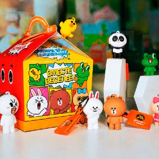 Во «Вкусно и точка» появятся новые игрушки Line Friends в формате блайндбоксов