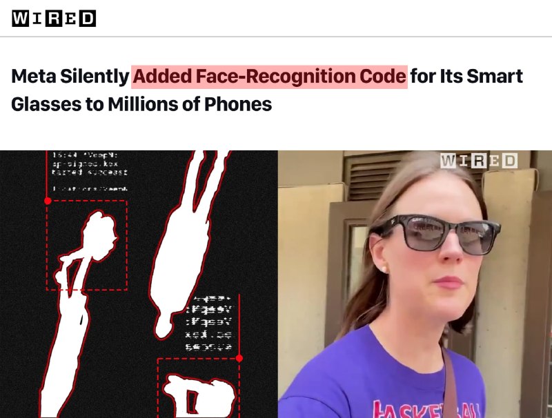 В умные очки Ray-Ban вшили функцию распознавания лиц