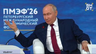 Владимир Путин поблагодарил Гиту Мохан и снял микрофон с президента Танзании на ПМЭФ-2026