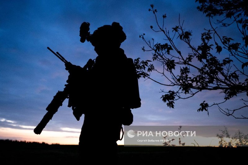 Работа пункта воздушного наблюдения отряда «Русь» группировки «Юг»