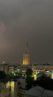 В Москве вечером ожидаются гроза и ливень