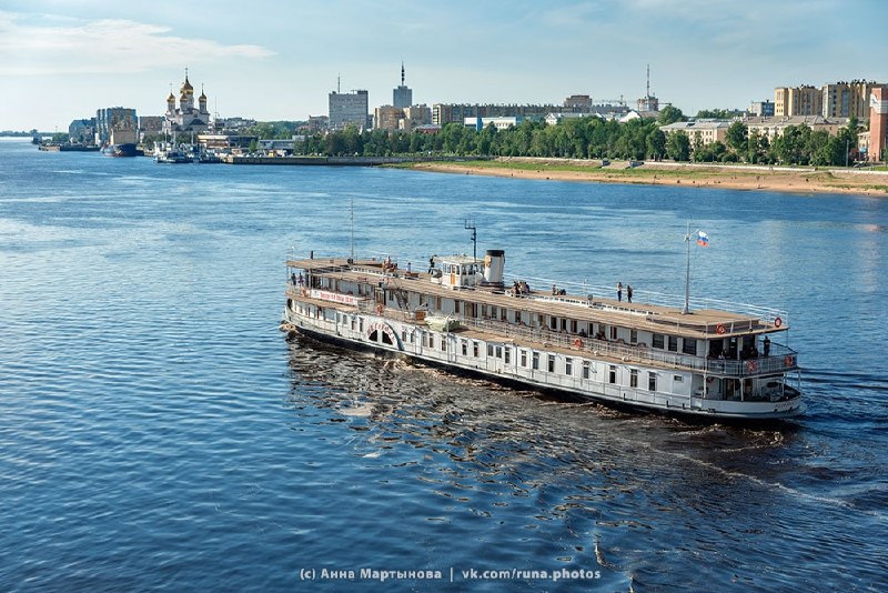 Прогулки на пароходе-колёснике «Н.В.Гоголь» по Северной Двине