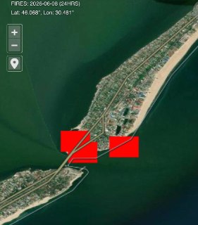 Заявление противника об ударах по мосту в Затоке
