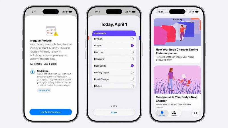 В iOS 27 появится функция отслеживания менструального цикла в календаре