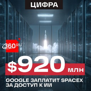Google заплатит SpaceX до $30 млрд за вычислительные мощности для Gemini
