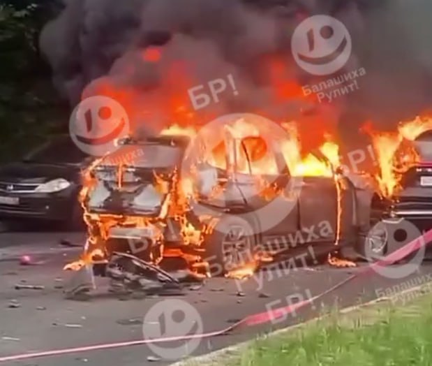 В Балашихе в результате взрыва автомобиля погиб водитель