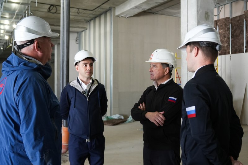 В Балашихе продолжается строительство крупной многопрофильной больницы